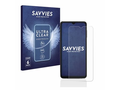 Samsung Galaxy A13 5G típusú telefonhoz 6db-os Savvies SU75 kijelzőfólia