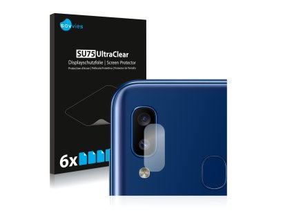 Samsung Galaxy A20 (Csak kamera) típusú telefonhoz 6db-os Savvies SU75 kijelzőfólia