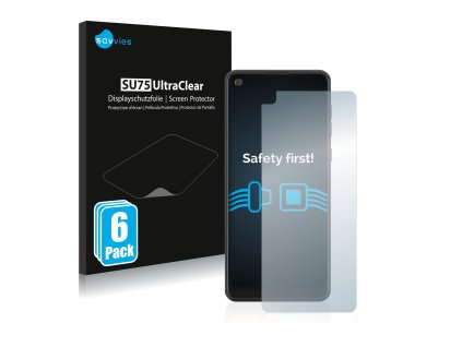 Samsung Galaxy A21 típusú telefonhoz 6db-os Savvies SU75 kijelzőfólia