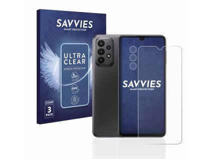 Samsung Galaxy A23 5G (Előlapi + Kamera) típusú telefonhoz 6db-os Savvies SU75 kijelzőfólia
