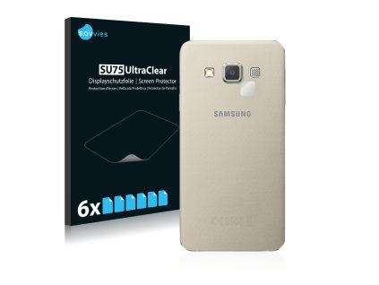 Samsung Galaxy A3 (Csak kamera) típusú telefonhoz 6db-os Savvies SU75 kijelzőfólia
