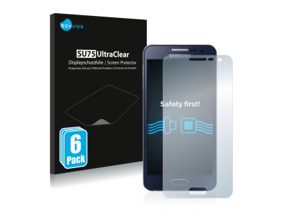 Samsung Galaxy A3 2015 típusú telefonhoz 6db-os Savvies SU75 kijelzőfólia