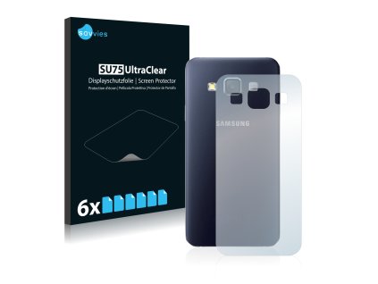 Samsung Galaxy A3 2015 (Hátlapi) típusú telefonhoz 6db-os Savvies SU75 kijelzőfólia