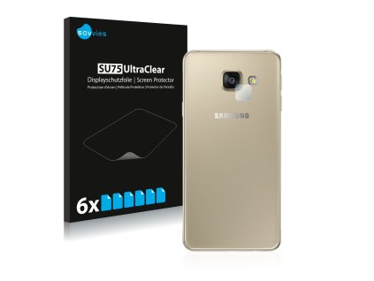 Samsung Galaxy A3 2016 (Csak kamera) típusú telefonhoz 6db-os Savvies SU75 kijelzőfólia