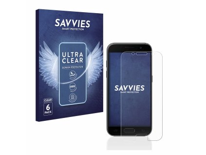 Samsung Galaxy A3 2017 típusú telefonhoz 6db-os Savvies SU75 kijelzőfólia