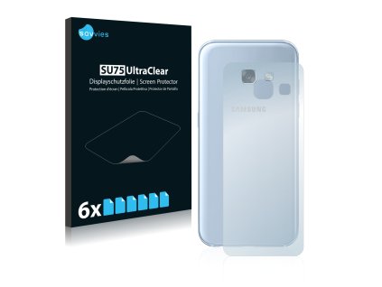 Samsung Galaxy A3 2017 (Hátlapi) típusú telefonhoz 6db-os Savvies SU75 kijelzőfólia