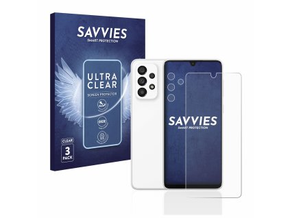 Samsung Galaxy A33 5G (Előlapi + Kamera) típusú telefonhoz 6db-os Savvies SU75 kijelzőfólia