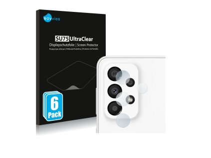 Samsung Galaxy A33 5G (Csak kamera) típusú telefonhoz 6db-os Savvies SU75 kijelzőfólia
