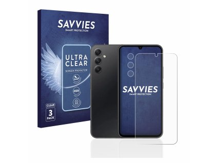 Samsung Galaxy A34 5G (Előlapi + Kamera) típusú telefonhoz 6db-os Savvies SU75 kijelzőfólia