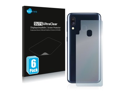 Samsung Galaxy A40 (Hátlapi) típusú telefonhoz 6db-os Savvies SU75 kijelzőfólia