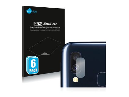 Samsung Galaxy A40 (Csak kamera) típusú telefonhoz 6db-os Savvies SU75 kijelzőfólia