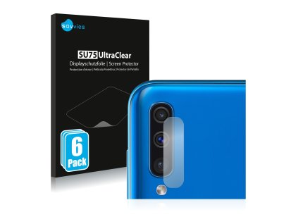 Samsung Galaxy A50 (Csak kamera) típusú telefonhoz 6db-os Savvies SU75 kijelzőfólia