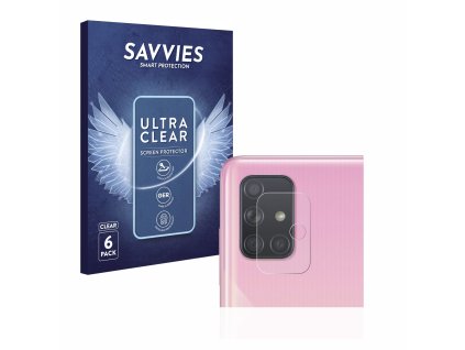Samsung Galaxy A51 (Csak kamera) típusú telefonhoz 6db-os Savvies SU75 kijelzőfólia