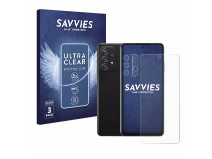 Samsung Galaxy A52 (Előlapi + Kamera) típusú telefonhoz 6db-os Savvies SU75 kijelzőfólia