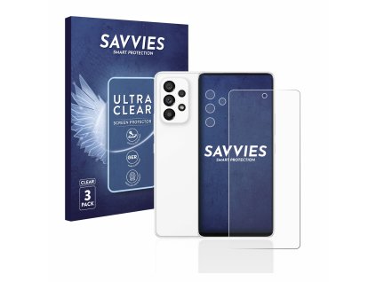 Samsung Galaxy A53 5G (Előlapi + Kamera) típusú telefonhoz 6db-os Savvies SU75 kijelzőfólia