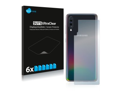 Samsung Galaxy A70 (Hátlapi) típusú telefonhoz 6db-os Savvies SU75 kijelzőfólia