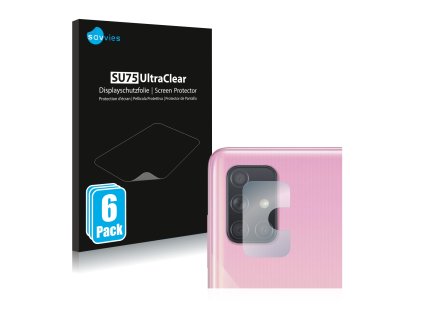 Samsung Galaxy A71 (Csak kamera) típusú telefonhoz 6db-os Savvies SU75 kijelzőfólia