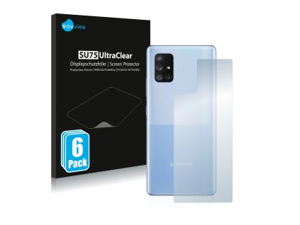 Samsung Galaxy A71 5G (Hátlapi) típusú telefonhoz 6db-os Savvies SU75 kijelzőfólia