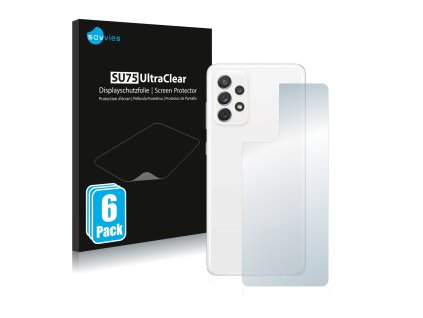Samsung Galaxy A72 (Hátlapi) típusú telefonhoz 6db-os Savvies SU75 kijelzőfólia