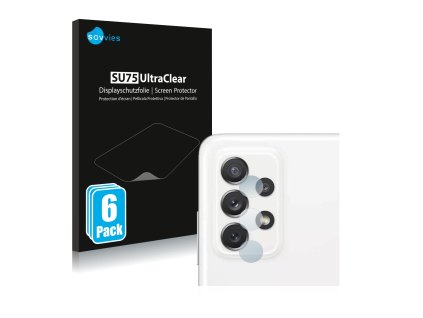 Samsung Galaxy A72 (Csak kamera) típusú telefonhoz 6db-os Savvies SU75 kijelzőfólia