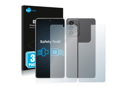 Samsung Galaxy A73 5G (Előlapi + Hátlapi) típusú telefonhoz 6db-os Savvies SU75 kijelzőfólia