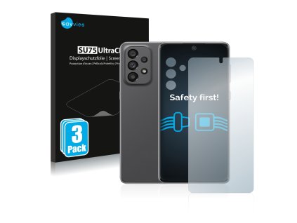 Samsung Galaxy A73 5G (Előlapi + Kamera) típusú telefonhoz 6db-os Savvies SU75 kijelzőfólia