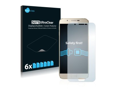 Samsung Galaxy A8 2016 típusú telefonhoz 6db-os Savvies SU75 kijelzőfólia