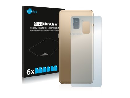 Samsung Galaxy A8 Plus 2018 (Hátlapi) típusú telefonhoz 6db-os Savvies SU75 kijelzőfólia