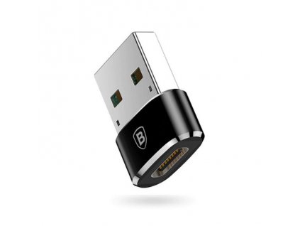 Baseus adapter, Type-C (lány) - USB (fiú), 5A (CAAOTG-01), fekete