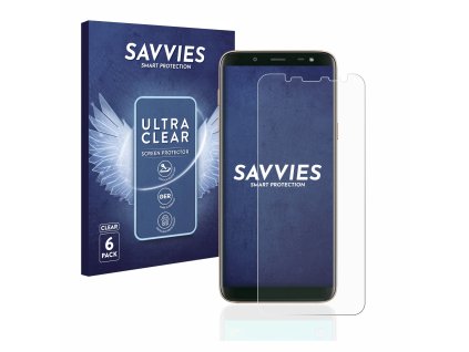Samsung Galaxy J6 2018 típusú telefonhoz 6db-os Savvies SU75 kijelzőfólia