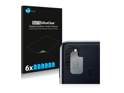 Samsung Galaxy M21 (Csak kamera) típusú telefonhoz 6db-os Savvies SU75 kijelzőfólia