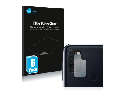 Samsung Galaxy M21 2021 (Csak kamera) típusú telefonhoz 6db-os Savvies SU75 kijelzőfólia