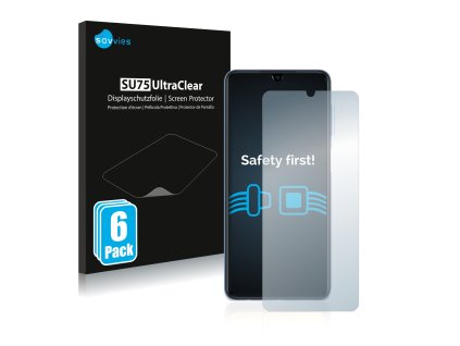 Samsung Galaxy M22 típusú telefonhoz 6db-os Savvies SU75 kijelzőfólia