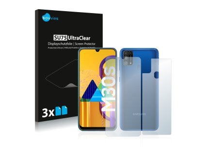 Samsung Galaxy M31 (Előlapi + Hátlapi) típusú telefonhoz 6db-os Savvies SU75 kijelzőfólia