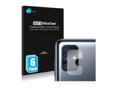 Samsung Galaxy M51 (Csak kamera) típusú telefonhoz 6db-os Savvies SU75 kijelzőfólia