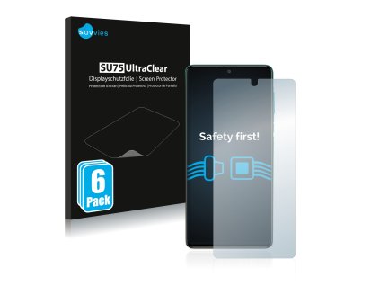 Samsung Galaxy M62 5G típusú telefonhoz 6db-os Savvies SU75 kijelzőfólia