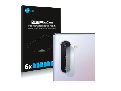 Samsung Galaxy Note 10 (Csak kamera) típusú telefonhoz 6db-os Savvies SU75 kijelzőfólia