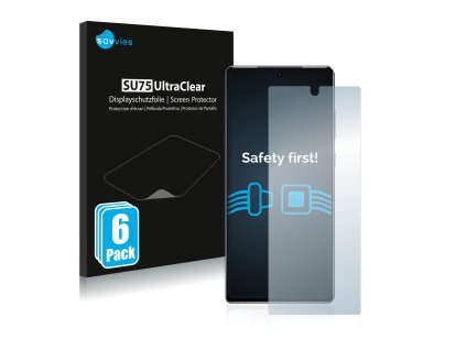 Samsung Galaxy Note 20 típusú telefonhoz 6db-os Savvies SU75 kijelzőfólia