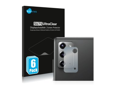 Samsung Galaxy Note 20 5G (Csak kamera) típusú telefonhoz 6db-os Savvies SU75 kijelzőfólia