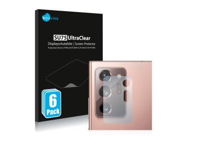 Samsung Galaxy Note 20 Ultra 5G (Csak kamera) típusú telefonhoz 6db-os Savvies SU75 kijelzőfólia