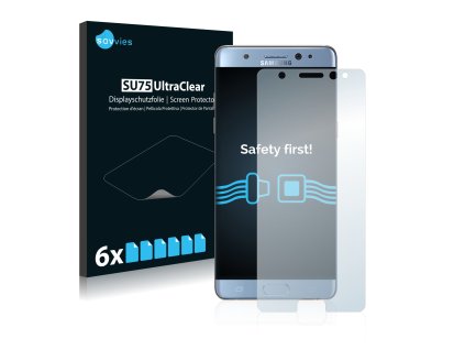 Samsung Galaxy Note 7 típusú telefonhoz 6db-os Savvies SU75 kijelzőfólia