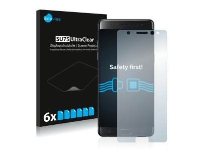 Samsung Galaxy Note FE típusú telefonhoz 6db-os Savvies SU75 kijelzőfólia
