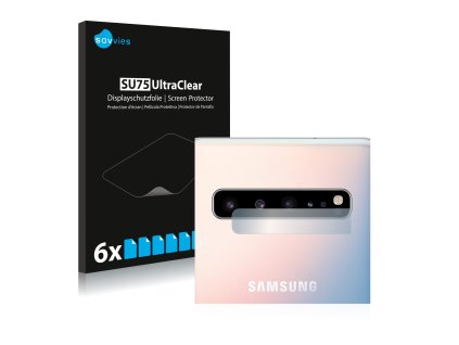 Samsung Galaxy S10 5G (Csak kamera) típusú telefonhoz 6db-os Savvies SU75 kijelzőfólia