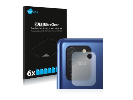 Samsung Galaxy S10 Lite (Csak kamera) típusú telefonhoz 6db-os Savvies SU75 kijelzőfólia