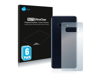 Samsung Galaxy S10e (Hátlapi) típusú telefonhoz 6db-os Savvies SU75 kijelzőfólia