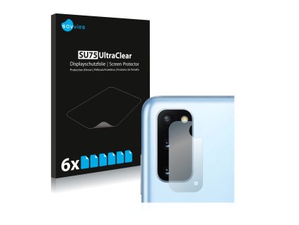 Samsung Galaxy S20 (Csak kamera) típusú telefonhoz 6db-os Savvies SU75 kijelzőfólia