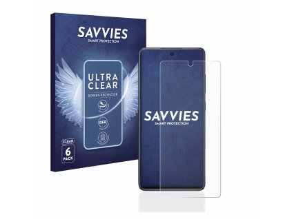Samsung Galaxy S20 FE 5G típusú telefonhoz 6db-os Savvies SU75 kijelzőfólia