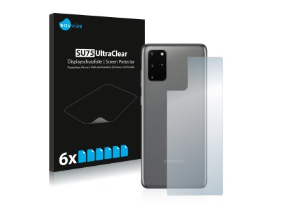 Samsung Galaxy S20 Plus 5G (Hátlapi) típusú telefonhoz 6db-os Savvies SU75 kijelzőfólia