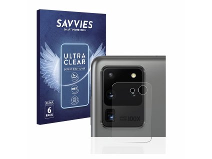 Samsung Galaxy S20 Ultra (Csak kamera) típusú telefonhoz 6db-os Savvies SU75 kijelzőfólia