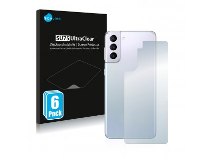 Samsung Galaxy S21 (Hátlapi) típusú telefonhoz 6db-os Savvies SU75 kijelzőfólia